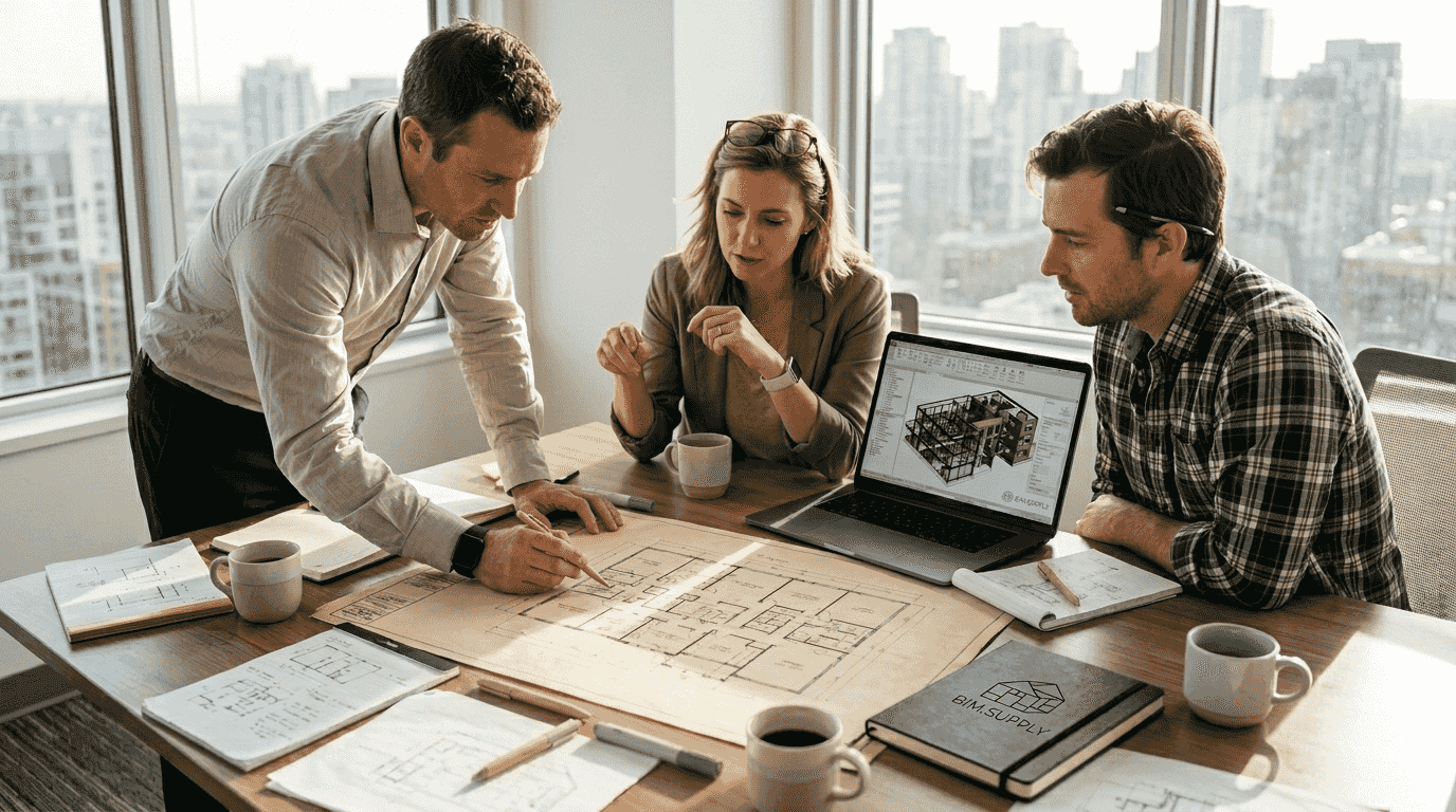 Engineering BIM process steps guide for architects - BIM.Supply